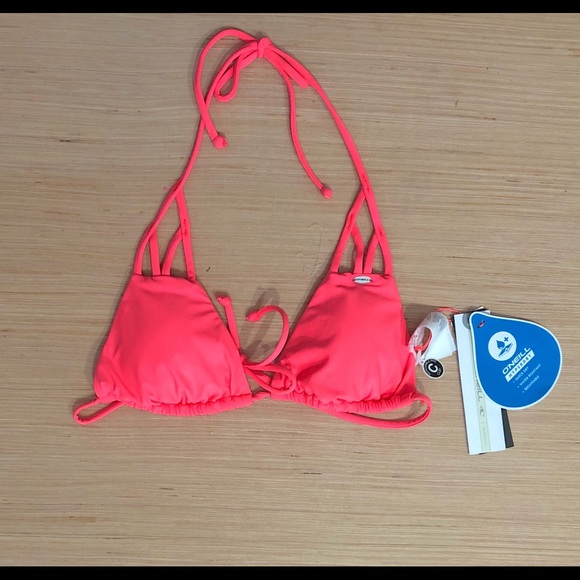 O'Neill Other - O’Neill Solid Strap Triangle Bikini Top NWT